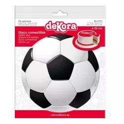 1 Edible decoration soccer ball - 15.5 cm