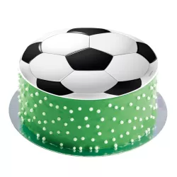 1 Edible decoration soccer ball - 15.5 cm