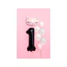 Palloncino in foil nero, numero 1 – 86 cm