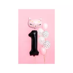 Palloncino in foil nero, numero 1 – 86 cm