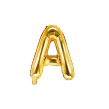 Buchstabenballon gold, A – 35 cm