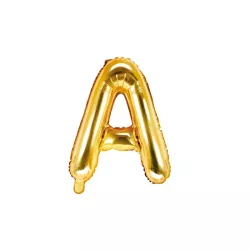 Ballon lettre doré, A – 35 cm