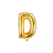 Palloncino lettera oro, D – 35 cm