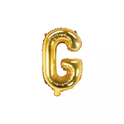 Letter balloon gold, G – 35 cm