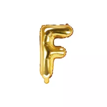 Buchstabenballon gold, F – 35 cm