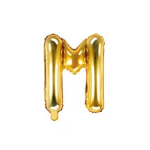 Palloncino lettera oro, M – 35 cm