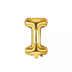 Ballon lettre doré, I – 35 cm