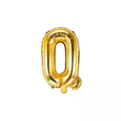 Palloncino lettera oro, Q – 35 cm