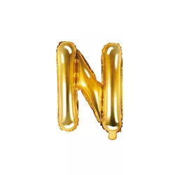 Ballon lettre or, N – 35 cm