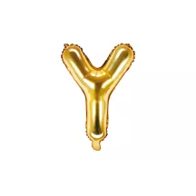 Palloncino lettera oro, Y – 35 cm