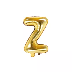 Letter balloon gold, Z – 35 cm