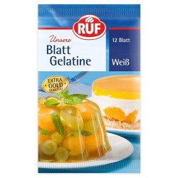 RUF Leaf Gelatine, 12 Sheets