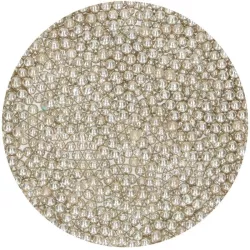 Perle di zucchero medie - argento metallico
