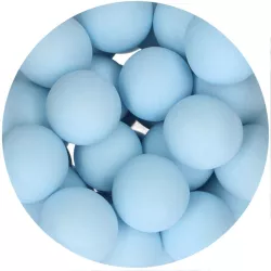 Boules choco crispy bleu mat