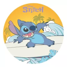 Edible paper disc "Stitch Surfing"
