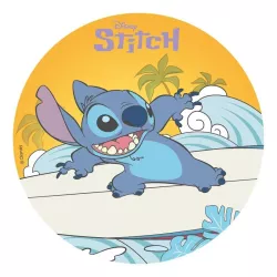 Edible paper disc "Stitch Surfing"