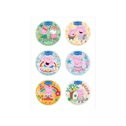 Mini edible slices "Peppa Pig"