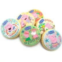 Mini Essbare Scheiben "Peppa Pig"