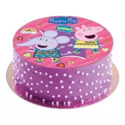 Peppa Pig Party" edible paper disk