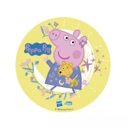 Disco di carta commestibile "Peppa Pig