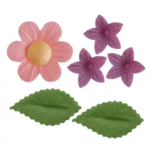 Décoration Fleurs en papier comestible