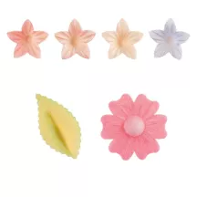 Decorazione Miscela di fiori in carta commestibile