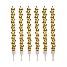 Bubble Kerzen Gold