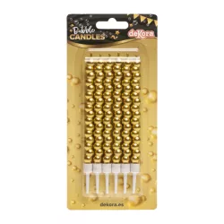 Bubble Kerzen Gold