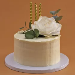 Bubble candles gold