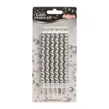 Bougies Bubble argent