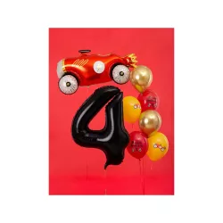 Foil balloon black, number 4 – 86 cm