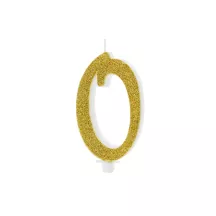 Candles Gold - Number: 0 - Selection of the Number