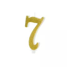 Candele Oro - Numero: 7 - Scelta del Numero
