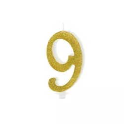 Candela oro numero 9