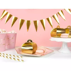Small boxes for treats in cardboard - Choose the colour: Gold