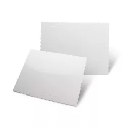 Piatti da torta 40x30 cm rettangolari, sottili in vari colori