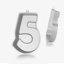 Numbered cake mould - Number: 5