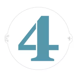 Stencil - Number: 4