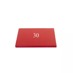 Red cake board - Cake board shape: Square 30 cm