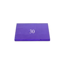 Plateau violet - Forme du plateau: Carré 30 cm
