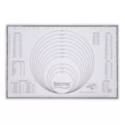 Tappetino in silicone per stendere 60 x 40 cm con scala di misure