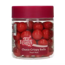 130 g Rote Schoko Crispy Perlen