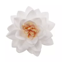 Lotusblumen aus Esspapier weiss