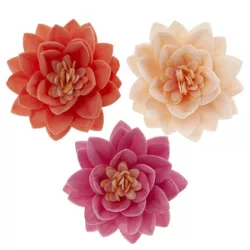 Fleurs de lotus en papier comestible