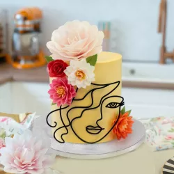 Lotus flowers made from edible paper