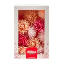 Chrysanthemums made of edible paper Ø 5.5 cm, colored