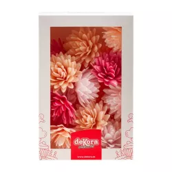 Chrysanthemen aus Esspapier Ø 5.5 cm, farbig