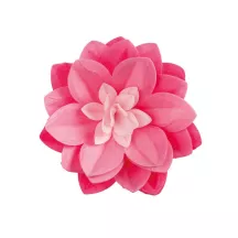Large water lily made of edible paper, pink