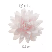 Grosse Chrysantheme aus Esspapier, rosa