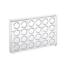 Moule à pralines demi-sphère Ø 3 cm 24 pièces